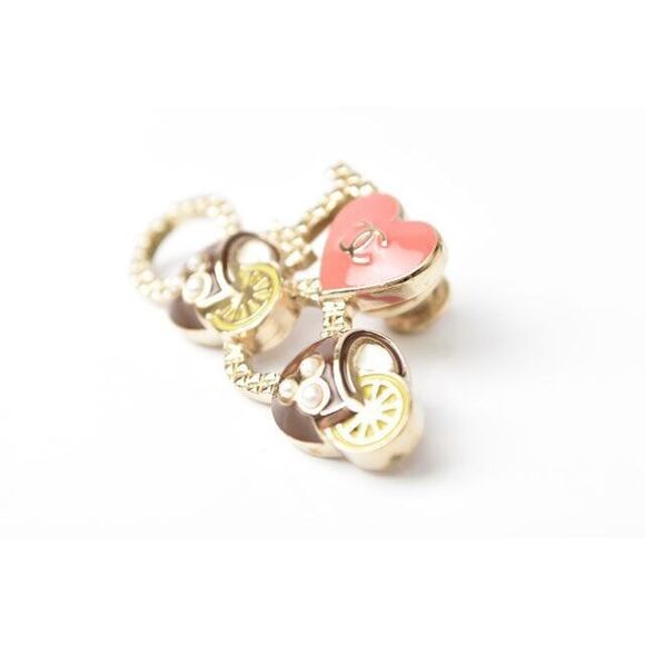 Chanel Brooch Pin Badge Pin Brooch I LOVE COCO Heart Motif 230620